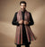 Mir-e-Khas Traditional Kashmiri Kani Weave Brown Shawl for Men – Wool Blend