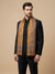 Reserve Mens All-Over Kalamkari Floral Print Bamboo Silk Mustard Stole
