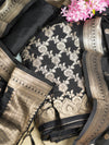 Women’s Cotton Unstitched Suit Set | Elegant Ethnic Ensemble