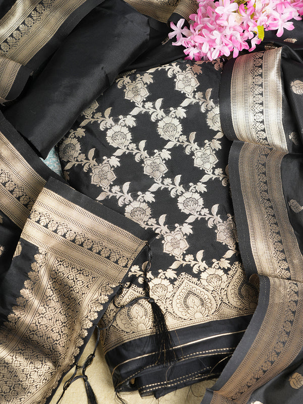 Women’s Cotton Unstitched Suit Set | Elegant Ethnic Ensemble