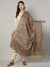 Printed Bamboo Silk Women Shawl – Bottle Green Floral Statement Wrap (80 x 40 Inches)