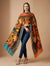 Signature Bamboo Silk PrintedStole | Heritage Pichwai & Miniature Art Inspired Print
