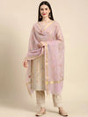 Hot Pink Organza Meena Jaal Dupatta | Elegant Sheer Festive Drape