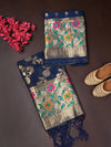 Women’s Banarasi Silk Unstitched Suit Set | Luxurious Ethnic Ensemble