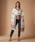 Regal Kani Woven Paisley Border Wool Blend White Stole | Kashmiri Inspired