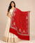 Naqsh-e-Kashmir Kani Woven All-Over Paisley Jacquard Red Shawl