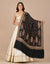 Naqsh-e-Kashmir Kani Woven All-Over Paisley Jacquard Black Shawl