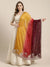 Luxe Fendi Womens Purple Dupatta with Heritage Zari Buti & Elephant Work