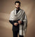 Mir-e-Khas Kashmiri Sozni Jaal White Shawl for Men – Wool Blend