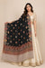 Naqsh-e-Kashmir Woven Kani Jacquard Black Shawl with All-Over Buttis & Solid Panel