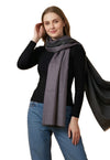 Everyday Reversible Solid Bamboo Silk Women's Stole | Lightweight Wrap