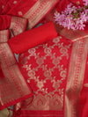 Women’s Cotton Unstitched Suit Set | Elegant Ethnic Ensemble