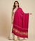 Luxurious Gajji Silk Pink Dupatta with Bandhani Dots & Zari Border