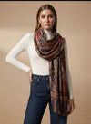 Signature All-Over Paisley & Floral Printed Bamboo Silk Stole for Women
