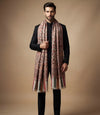 Mir-e-Khas Traditional Kashmiri Kani Weave White Shawl for Men – Wool Blend