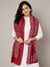 Reversible Woolen Women Stole with Fine Striped Weave | Soft Wrap (80 × 28 Inches)