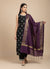 Purple Woven Ethnic Motif Dupatta | Elegant Traditional Drape