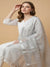 Sheer Silver Tissue Buta Dupatta with Subtle Shine