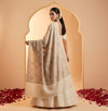 Naqsh-e-Kashmir Sozni Jaal Embroidered Beige Shawl | Traditional Kashmiri Wool Blend