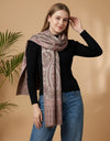 Everyday Bamboo Silk Heritage Printed Reversible Beige Stole