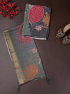 Women’s Linen Unstitched Suit Set | Elegant Ethnic Ensemble