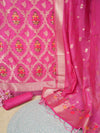 Women’s Cotton Unstitched Suit Set | Elegant Ethnic Ensemble