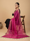 Pink Woven Ethnic Motif Dupatta | Elegant Traditional Drape