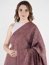 Blue Jamawar Wool Blend Women Shawl with Intricate Paisley Weave – 80×40 Inches