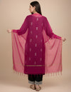 Rani Monica Cotton Dupatta with Woven Motifs | Elegant Ethnic Drape (2.5 Metres Approx.)