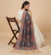 Naqsh-e-Kashmir Woven Kani Jacquard Floral Shawl with Traditional Beige Border & Panel