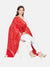Red Banarasi Silk Dupatta with Elegant Woven Floral Jaal (Size: 2.5x1 m Approx)