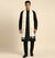Organza Zari Buta Mens Dupatta – White Tone with Gold Woven Design