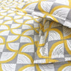 Queen Size 210 TC Elastic Fitted Cotton Bedsheet Set with 2 Pillow Covers (72 × 78 Inches)