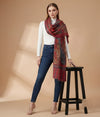 Signature All-Over Paisley & Floral Printed Bamboo Silk Stole for Women