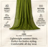 Green Nazneen Chiffon Dupatta with Lace Border | Solid Lightweight Wrap
