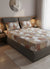 Queen Size 210 TC Elastic Fitted Cotton Bedsheet Set with 2 Pillow Covers (72 × 78 Inches)