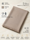 Everyday Micro Wool Solid Beige Stole | Soft & Lightweight Wrap