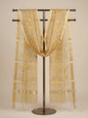 Yellow Organza Meena Jaal Dupatta | Elegant Sheer Festive Drape