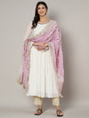 Pink Georgette Dupatta with Hand Gota Patti Work (Size: 2.5x1 m Approx)