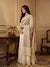 Naqsh-e-Kashmir Sozni Jaal Embroidered Beige Shawl | Traditional Kashmiri Wool Blend