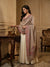 Naqsh-e-Kashmir Inspired Kani Paisley & Geometric Border Wool Blend Brown Shawl