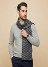 Reversible Woolen Acrylic Muffler | Classic Winter Essential (70 × 12 Inches)