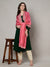 Pink Chinon Dupatta with Scalloped Embroidered Border & Sequin Motifs (Size: 2.5x1 m Approx)