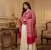 Naqsh-e-Kashmir Sozni Jaal Embroidered Pink Shawl | Traditional Kashmiri Wool Blend