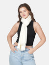 Solid Woolen Women Stole | Classic Minimal Wrap (80 × 28 Inches)