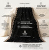 Luxe Fendi Women Black Dupatta with 2 Side Scalloped Border, Mirror Detailing & Buti Embellishment