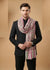 Noble Kani Weave Floral Wool Blend White Stole
