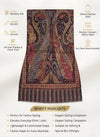 Signature All-Over Paisley & Floral Printed Bamboo Silk Stole for Women