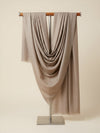 Everyday Micro Wool Solid Beige Stole | Soft & Lightweight Wrap
