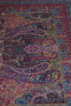Kani Work Bamboo Silk Cutwork Women Shawl – Multicolor Elegance (80 x 40 Inches)